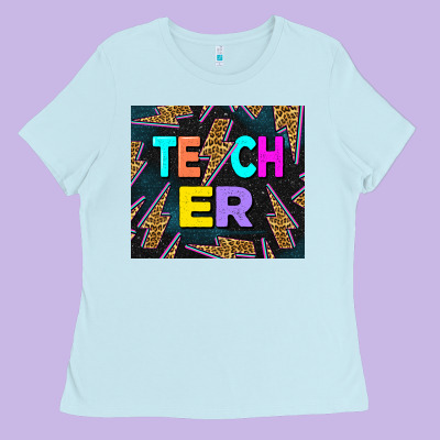 Teacher Day Ladies Tee Designed By Lillyallendesigns