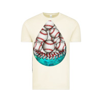 Vintage Arctic baseball and western roses teardrop  8 Vintage Tee - BundleAndBundleShop