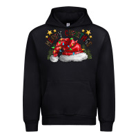 Black merry Christmas santa Urban Hoodie - CowhideDigitalArt