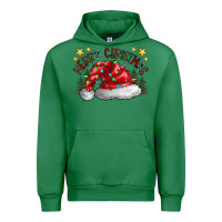Emerald merry Christmas santa Urban Hoodie - CowhideDigitalArt