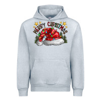 Heather Grey merry Christmas santa Urban Hoodie - CowhideDigitalArt