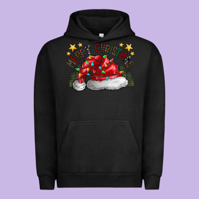 Merry Christmas Santa Urban Hoodie Designed By Cowhidedigitalart