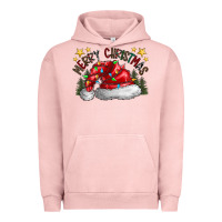Pigment Salmon merry Christmas santa Urban Hoodie - CowhideDigitalArt