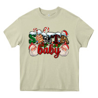 Mossy santa baby with santa and christmas tree cake Heavy Core Tee - AdoDesignShop