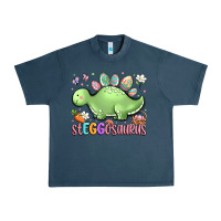 Midnight Navy easter stegosaurus delight Urban Heavy Tee - LillyAllenDesigns