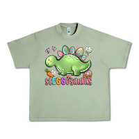 Oil Green easter stegosaurus delight Urban Heavy Tee - LillyAllenDesigns
