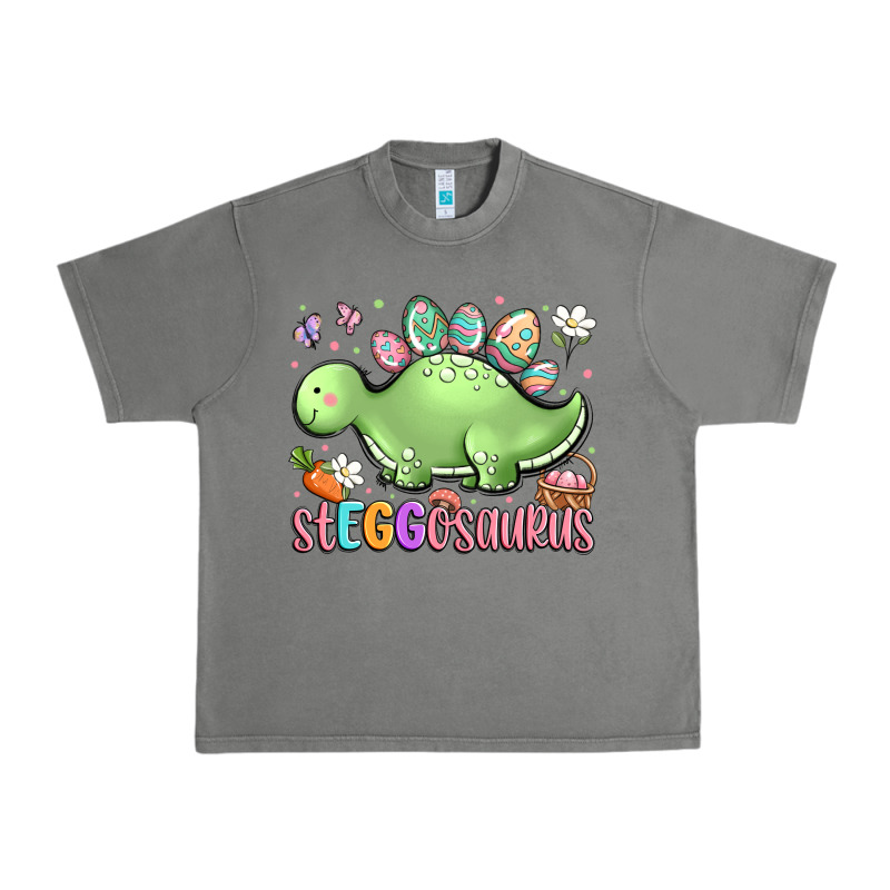 Easter Stegosaurus Delight Urban Heavy Tee by LillyAllenDesigns | Teevron