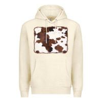 Sandshell Brown Cowhide Background Premium Hoodie - CowCowDesign