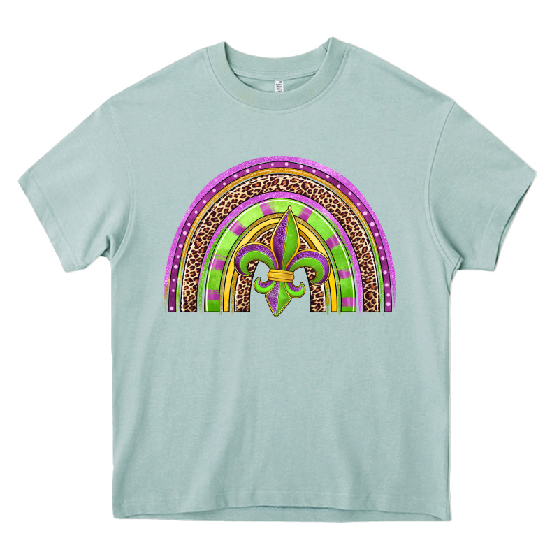 Mardi Gras Rainbow Heavy Core Tee by Jasminsmagicworld | Teevron