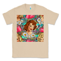 Mushroom Hairdresser Western Girl And Hair Curler Seamless Pattern Bbs Classic Tee - BundleAndBundleShop
