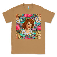 Toasted Coconut Hairdresser Western Girl And Hair Curler Seamless Pattern Bbs Classic Tee - BundleAndBundleShop