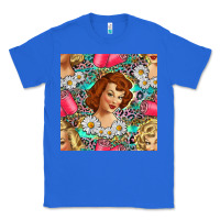 True Royal Hairdresser Western Girl And Hair Curler Seamless Pattern Bbs Classic Tee - BundleAndBundleShop
