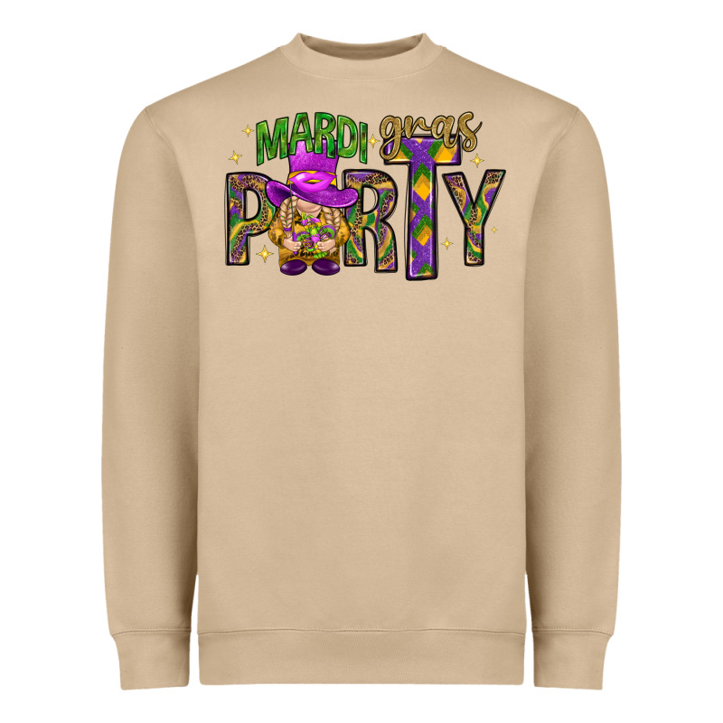 Mardi Gras Party Heavyweight Sweatshirt by NancyCooperArtShop | Teevron