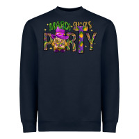 Navy Mardi Gras party Heavyweight Sweatshirt - NancyCooperArtShop