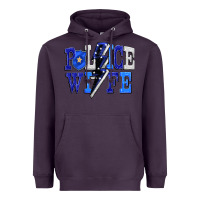 Plum Police wife Heavyweight Hoodie - FaDigitalArtStudio