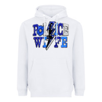 White Police wife Heavyweight Hoodie - FaDigitalArtStudio