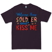 Plum welcome home soldier now kiss me Premium Tee - JahusDesignShop