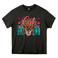 Asphalt Western Cat Mom Heavy Core Tee - LillyAllenDesigns