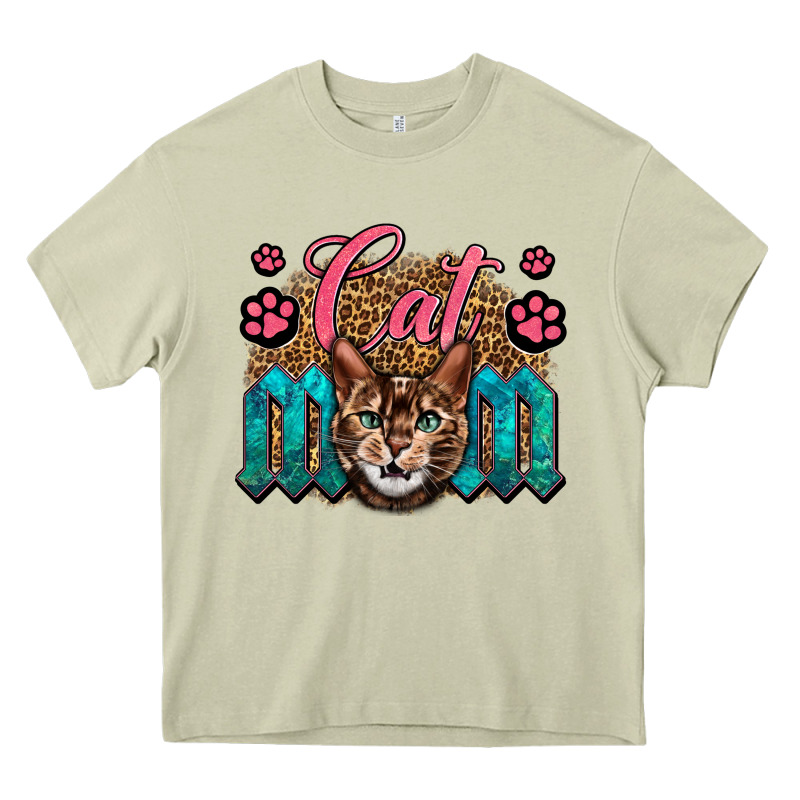 Western Cat Mom Heavy Core Tee by LillyAllenDesigns | Teevron