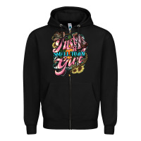 Black Just a small town girl Zipper Hoodie - HowdyJamesFarm
