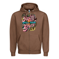 Chestnut Just a small town girl Zipper Hoodie - HowdyJamesFarm