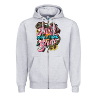 Heather Grey Just a small town girl Zipper Hoodie - HowdyJamesFarm