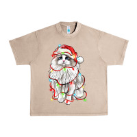 French Oak christmas ragdoll cat Urban Heavy Tee - LillyAllenDesigns