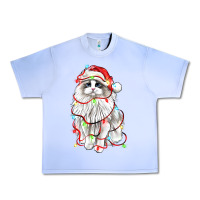 Grape Ice christmas ragdoll cat Urban Heavy Tee - LillyAllenDesigns