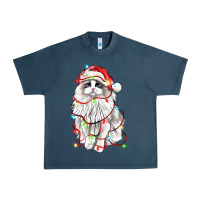 Christmas Ragdoll Cat Urban Heavy Tee | Teevron