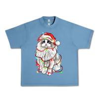 Pebble Blue christmas ragdoll cat Urban Heavy Tee - LillyAllenDesigns