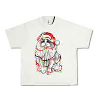 Pistachio christmas ragdoll cat Urban Heavy Tee - LillyAllenDesigns