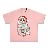 Salmon christmas ragdoll cat Urban Heavy Tee - LillyAllenDesigns