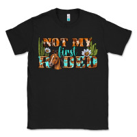 Black Not My First Rodeo Western Classic Tee - BundleAndBundleShop