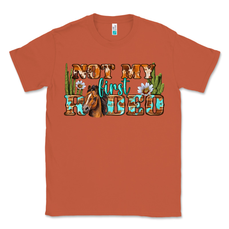 Not My First Rodeo Western Classic Tee by BundleAndBundleShop | Teevron