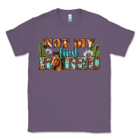 Lavender Not My First Rodeo Western Classic Tee - BundleAndBundleShop