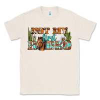 Natural Not My First Rodeo Western Classic Tee - BundleAndBundleShop