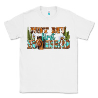 White Not My First Rodeo Western Classic Tee - BundleAndBundleShop