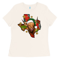 Bone christmas texas highland cow Ladies Tee - Jasminsmagicworld