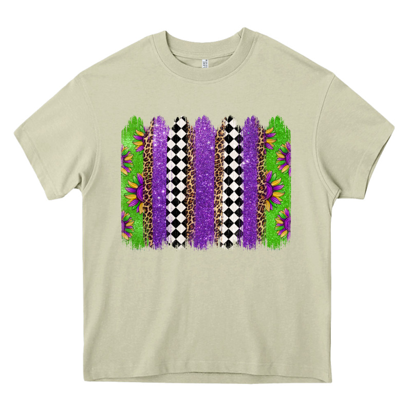 Mardi Gras Brushstrokes Heavy Core Tee by Jasminsmagicworld | Teevron