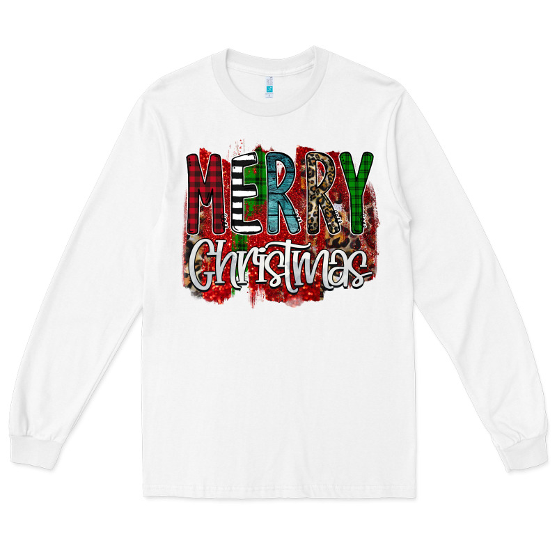 Merry Christmas Buffalo Plaid Leopard Long Sleeve Tee by Bettercallsaul | Teevron