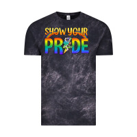 Cloud Black Lgbtq Show Your Pride With Rainbow Vintage Tee - BundleAndBundleShop