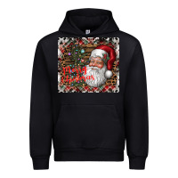 Black merry Christmas Urban Hoodie - CowhideDigitalArt