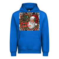 Cobalt merry Christmas Urban Hoodie - CowhideDigitalArt