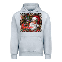 Heather Grey merry Christmas Urban Hoodie - CowhideDigitalArt