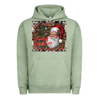 Pigment Oil Green merry Christmas Urban Hoodie - CowhideDigitalArt
