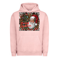 Pigment Salmon merry Christmas Urban Hoodie - CowhideDigitalArt