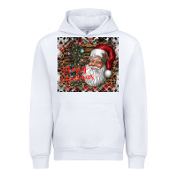 White merry Christmas Urban Hoodie - CowhideDigitalArt