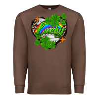 Chestnut lucky heart St. Patricks Day Premium Sweatshirt - FaDigitalArtStudio