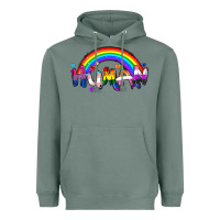 Sage Human pride Heavyweight Hoodie - FaDigitalArtStudio