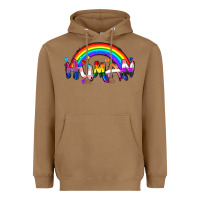 Toasted Coconut Human pride Heavyweight Hoodie - FaDigitalArtStudio